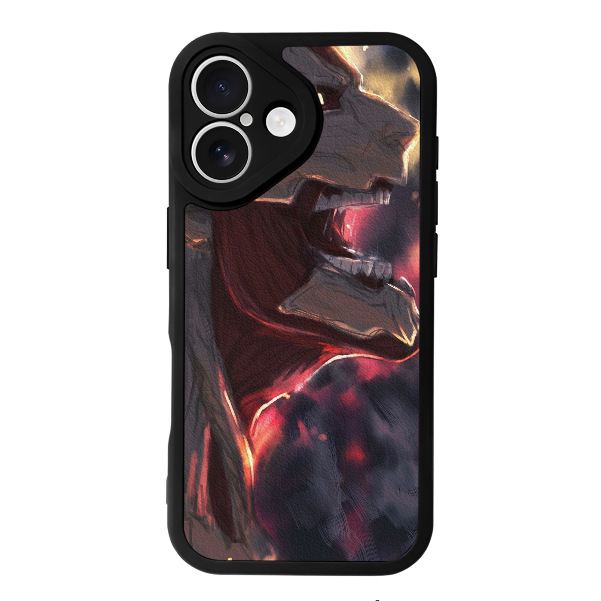 （画像用） 進撃の巨人 Attack on Titan 【iPhone 16シリーズ対応】シリコンスマホケース（レザー調） 材質：シリコン